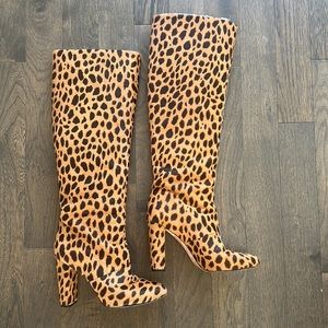 Gianni Bini Leopard Boots